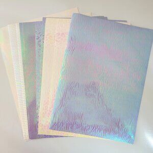 8x12 Inch Textured Faux Leather Fabric Sheets, Brand New